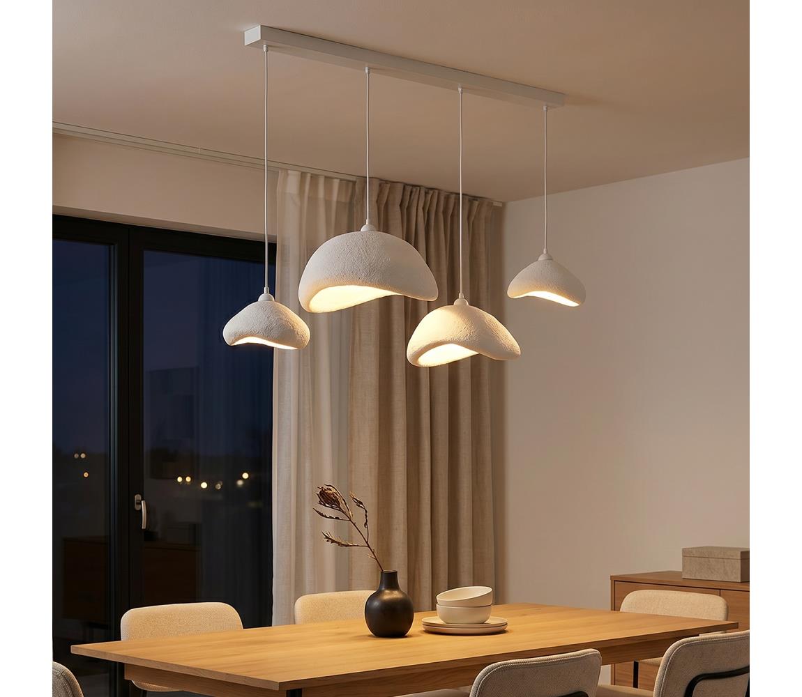 Brilagi - Lanový luster WABI SABI 4xE27/40W/230V biely 118OPV1113