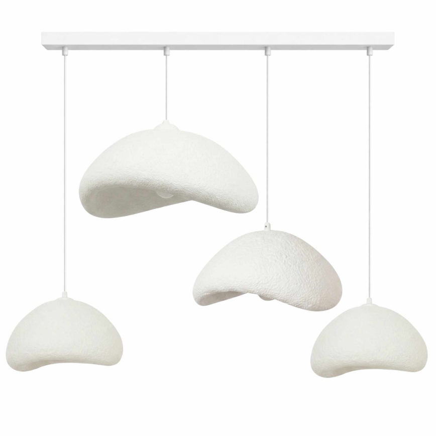 Brilagi - Lanový luster WABI SABI 4xE27/40W/230V biely