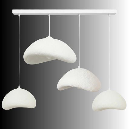 Brilagi - Lanový luster WABI SABI 4xE27/40W/230V biely