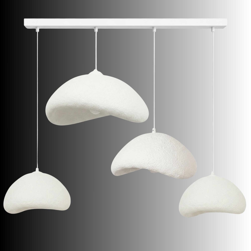 Brilagi - Lanový luster WABI SABI 4xE27/40W/230V biely