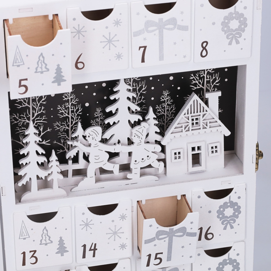 BRILAGI - LED Adventný kalendár LED/2xAA