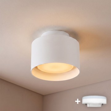 BRILAGI - LED Bodové svietidlo BACKLIT 1xGX53/15W/230V + LED/3W pr. 10 cm biela