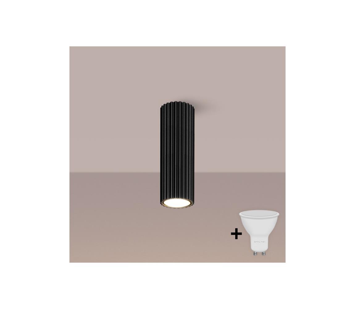 Brilagi - LED bodové svietidlo CRESTO 1xGU10/10W/230V 20 cm čierne BR.1569
