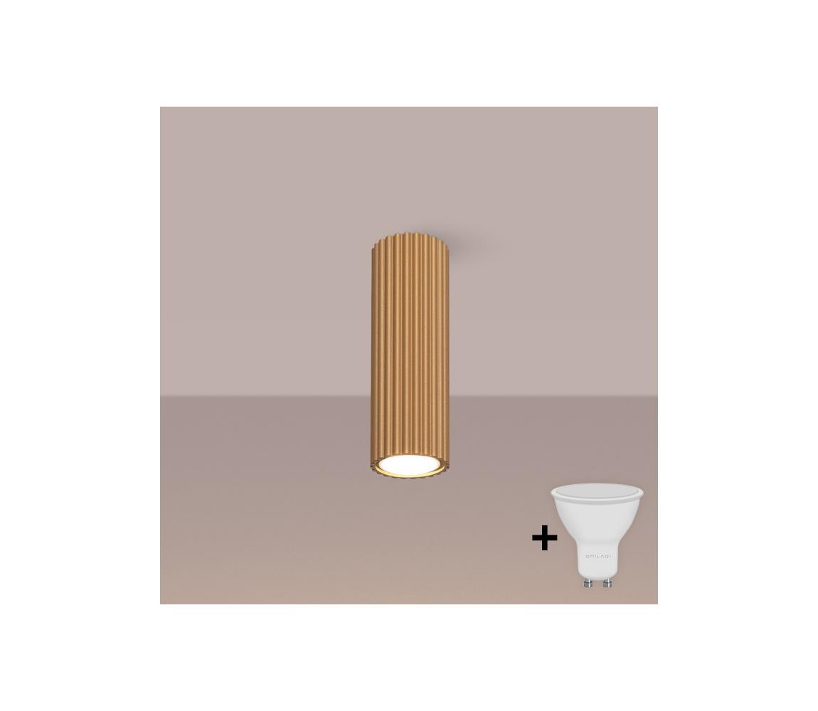 Brilagi - LED Bodové svietidlo CRESTO 1xGU10/10W/230V 20 cm zlaté BR.1550
