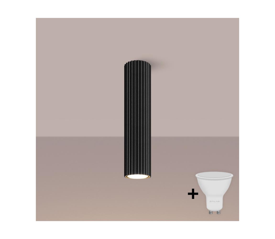 Brilagi - LED bodové svietidlo CRESTO 1xGU10/10W/230V 30 cm čierne BR.1570