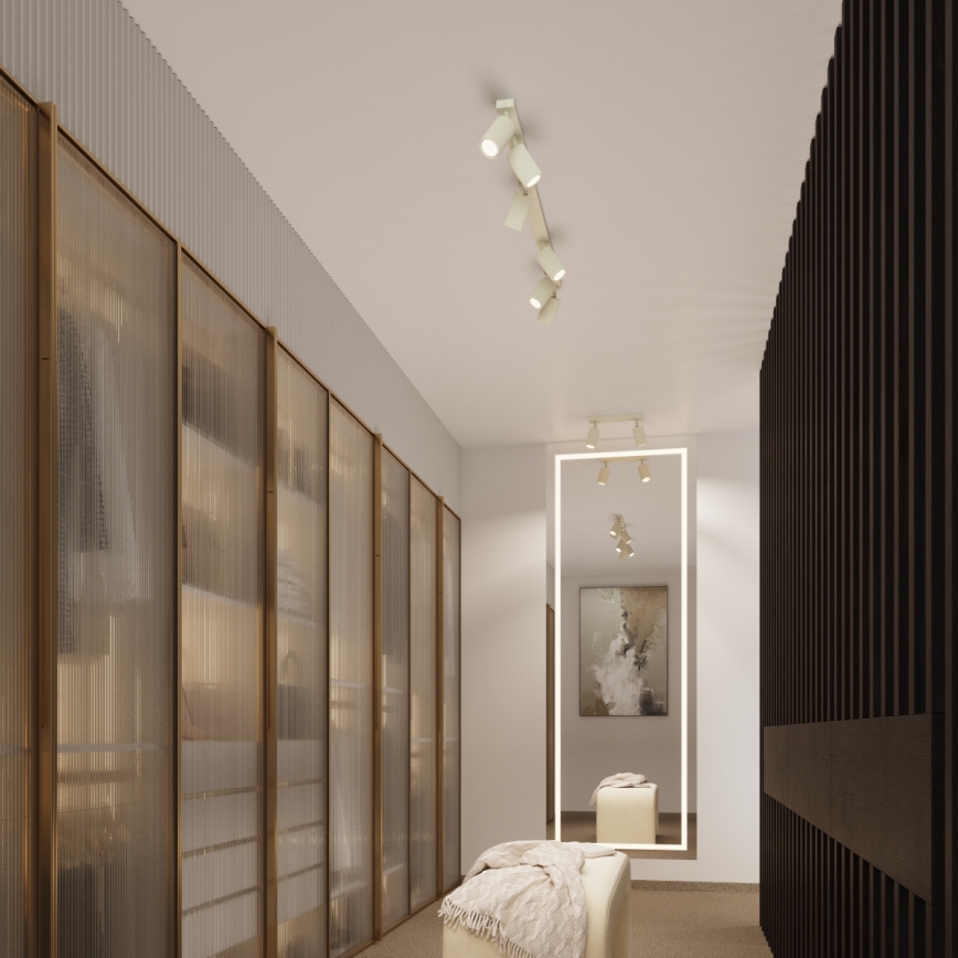 Brilagi - LED bodové svietidlo CRESTO 1xGU10/10W/230V 30 cm krémová