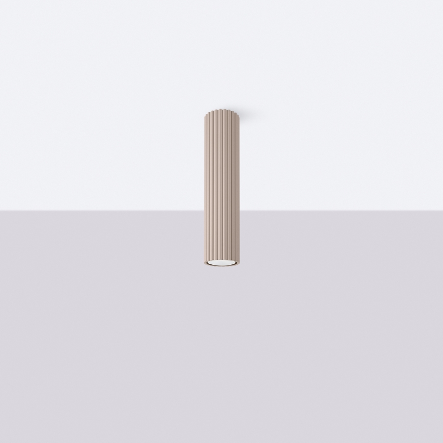 Brilagi - LED bodové svietidlo CRESTO 1xGU10/10W/230V 30 cm taupe