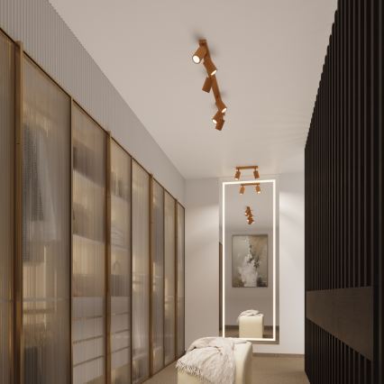 Brilagi - LED Bodové svietidlo CRESTO 1xGU10/10W/230V 30 cm zlaté