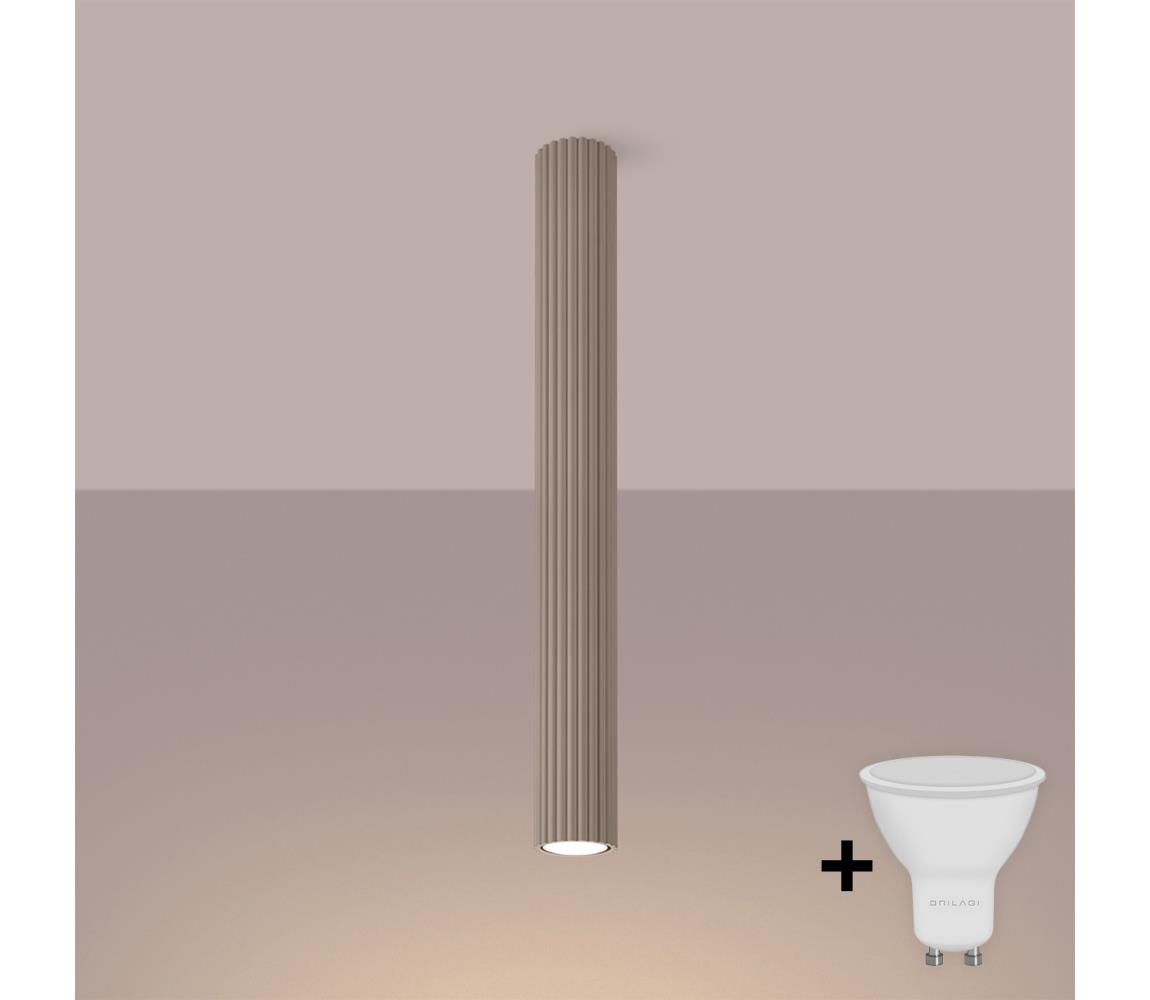 Brilagi - LED bodové svietidlo CRESTO 1xGU10/10W/230V 60 cm taupe BR.1767