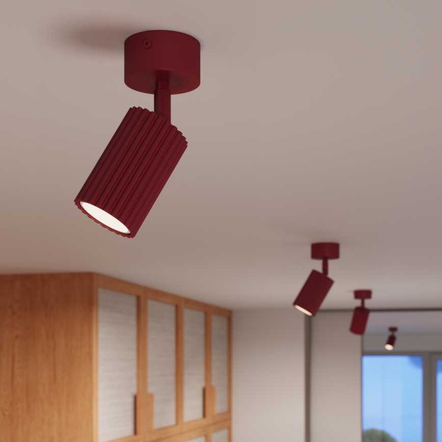 Brilagi - LED bodové svietidlo CRESTO 1xGU10/10W/230V bordové