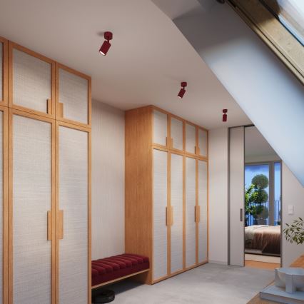 Brilagi - LED bodové svietidlo CRESTO 1xGU10/10W/230V bordové