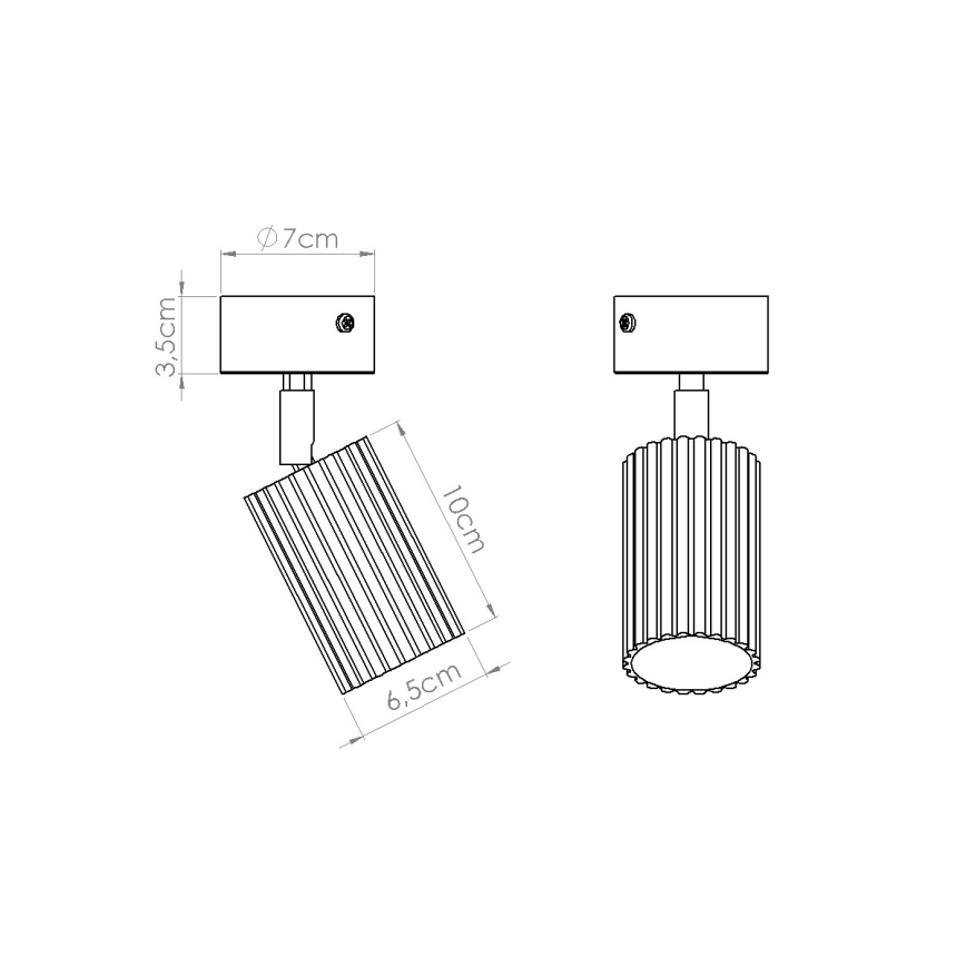 Brilagi - LED bodové svietidlo CRESTO 1xGU10/10W/230V čierne