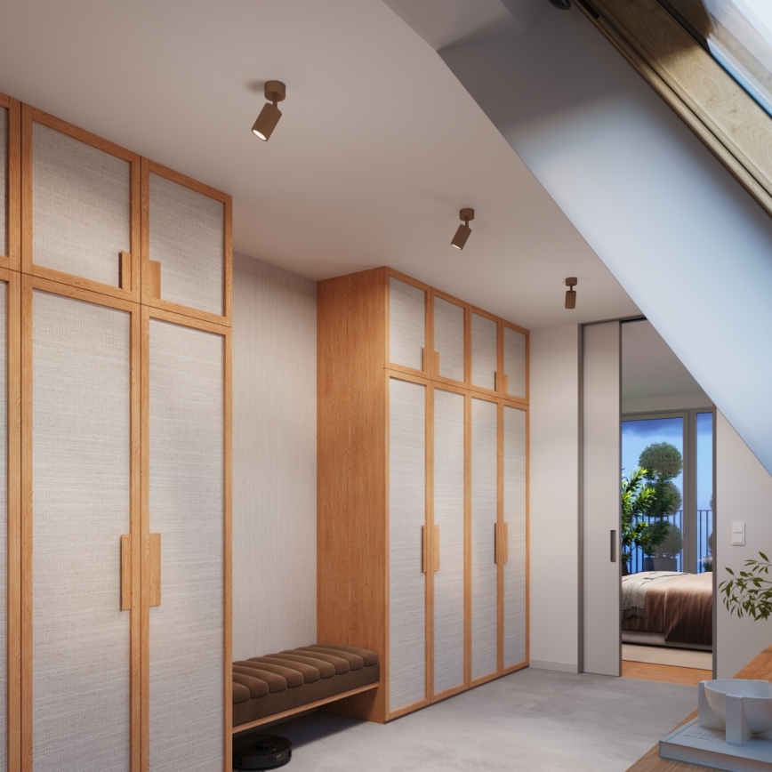 Brilagi - LED bodové svietidlo CRESTO 1xGU10/10W/230V hnedé