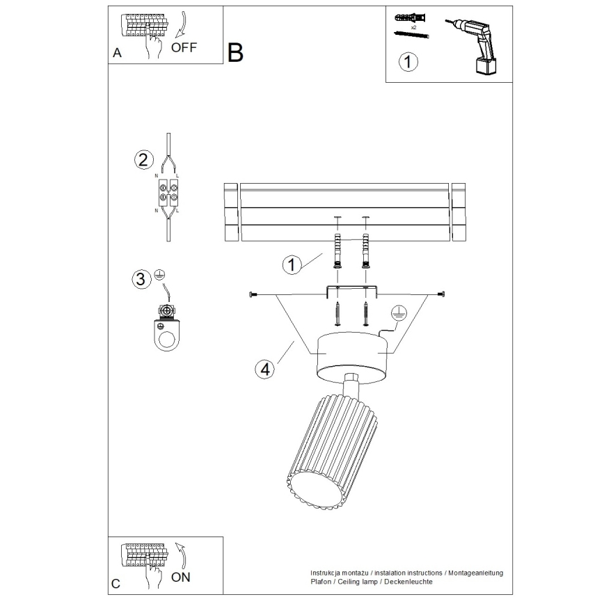 BRILAGI - LED bodové svietidlo CRESTO 1xGU10/10W/230V oranžové