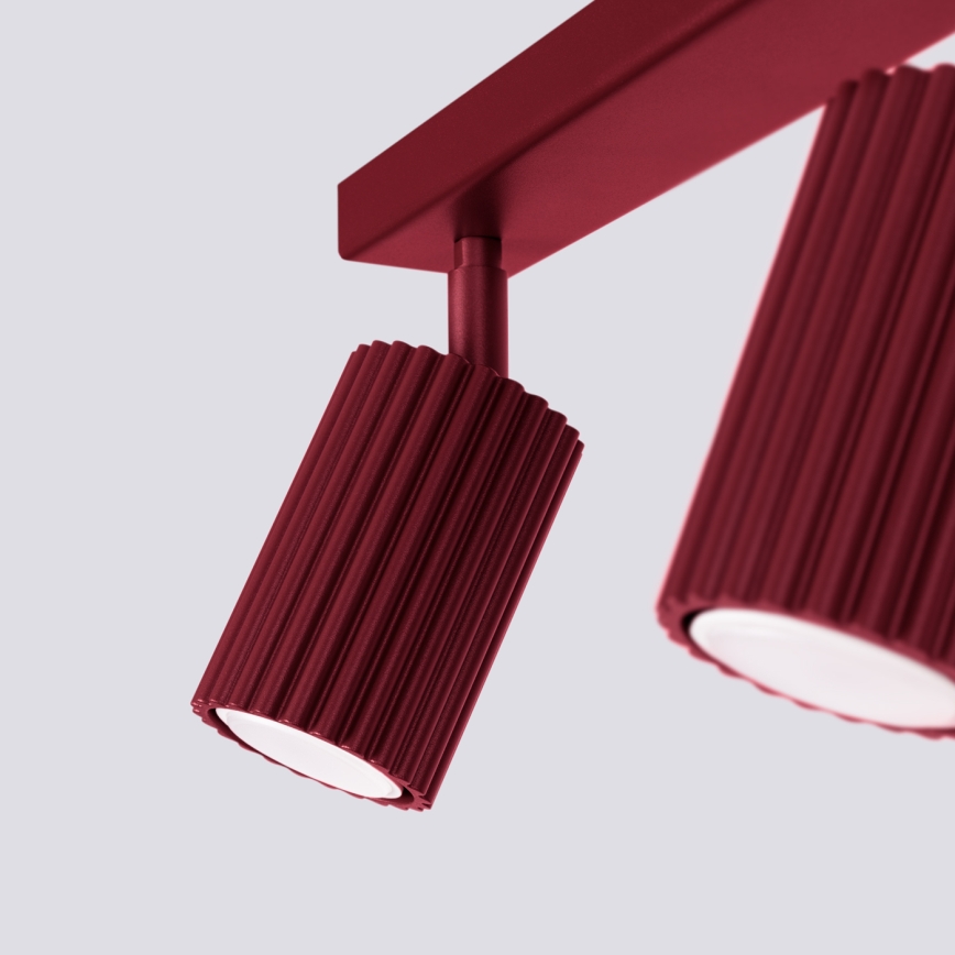 Brilagi - LED bodové svietidlo CRESTO 2xGU10/10W/230V burgundové