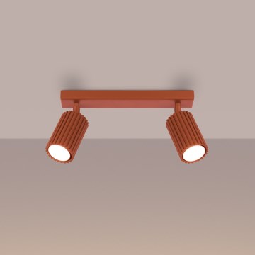 Brilagi - LED Bodové svietidlo CRESTO 2xGU10/10W/230V červené