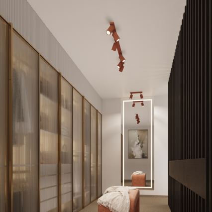 Brilagi - LED Bodové svietidlo CRESTO 2xGU10/10W/230V červené