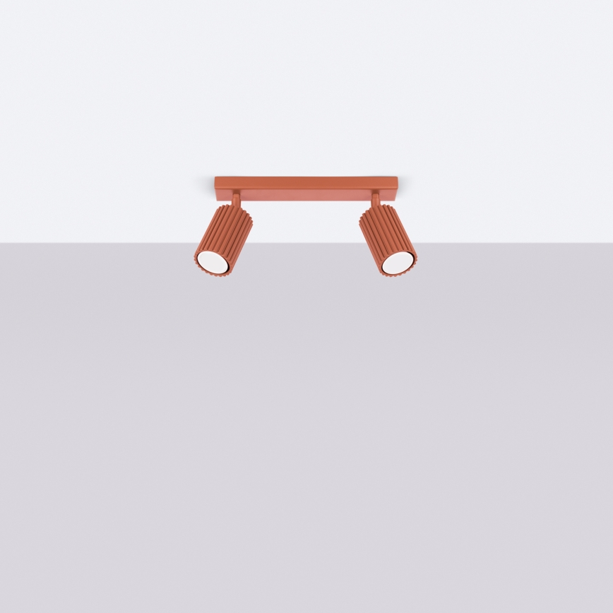 Brilagi - LED Bodové svietidlo CRESTO 2xGU10/10W/230V červené