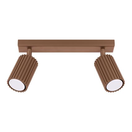 Brilagi - LED bodové svietidlo CRESTO 2xGU10/10W/230V hnedé