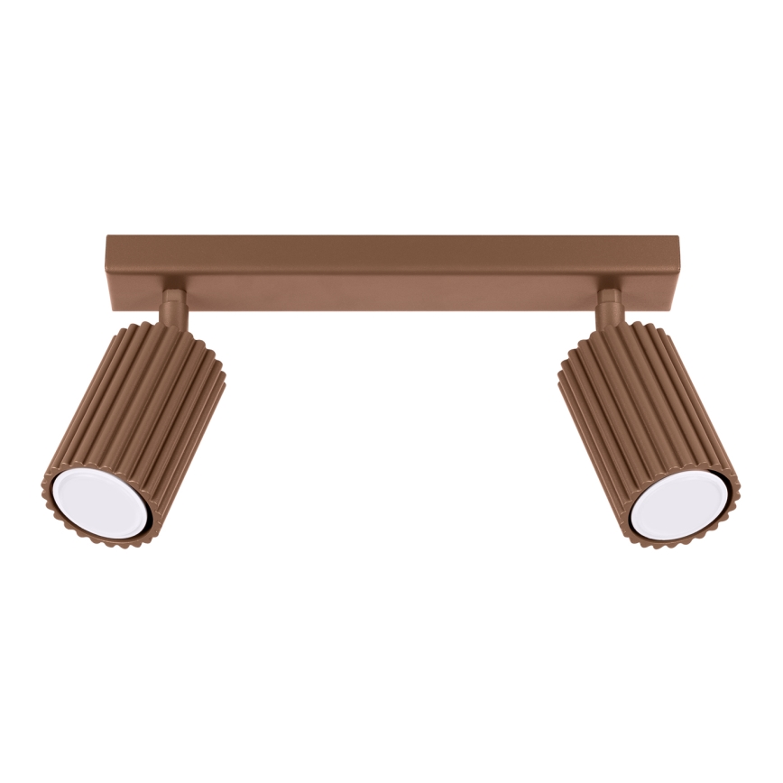 Brilagi - LED bodové svietidlo CRESTO 2xGU10/10W/230V hnedé