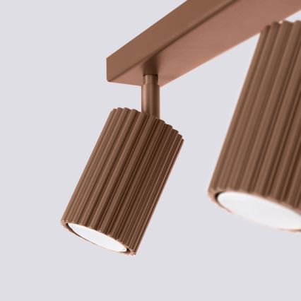 Brilagi - LED bodové svietidlo CRESTO 2xGU10/10W/230V hnedé