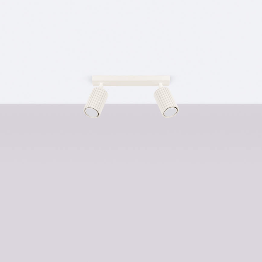 Brilagi - LED bodové svietidlo CRESTO 2xGU10/10W/230V krémové