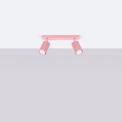 Brilagi - LED bodové svietidlo CRESTO 2xGU10/10W/230V ružové