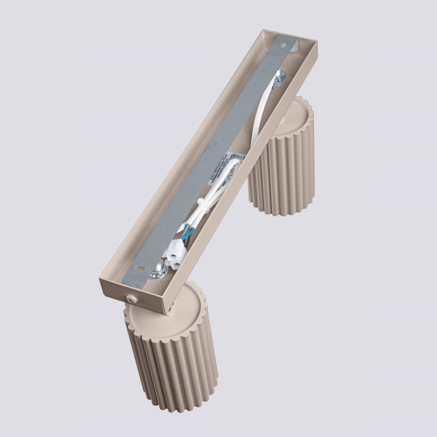 Brilagi - LED bodové svietidlo CRESTO 2xGU10/10W/230V šedohnedé