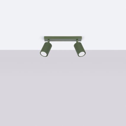 Brilagi - LED bodové svietidlo CRESTO 2xGU10/10W/230V zelené