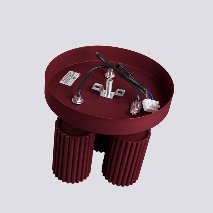 Brilagi - LED bodové svietidlo CRESTO 3xGU10/10W/230V bordové