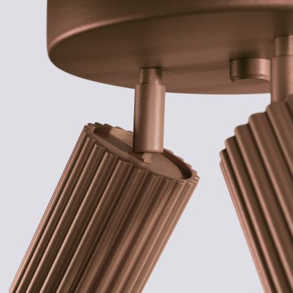 Brilagi - LED bodové svietidlo CRESTO 3xGU10/10W/230V hnedá