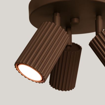 Brilagi - LED bodové svietidlo CRESTO 3xGU10/10W/230V hnedá