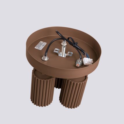 Brilagi - LED bodové svietidlo CRESTO 3xGU10/10W/230V hnedá