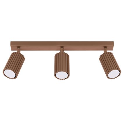 Brilagi - LED Bodové svietidlo CRESTO 3xGU10/10W/230V hnedé