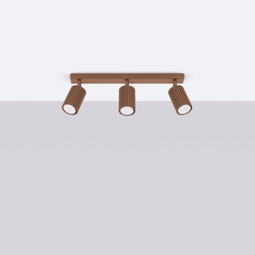 Brilagi - LED Bodové svietidlo CRESTO 3xGU10/10W/230V hnedé