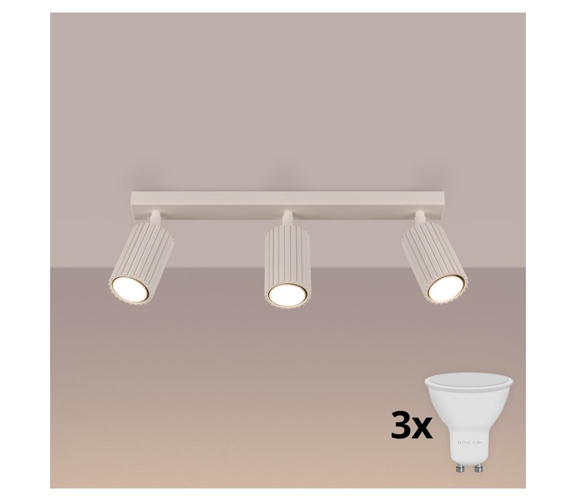 Brilagi - LED bodové svietidlo CRESTO 3xGU10/10W/230V krémové BR.1600