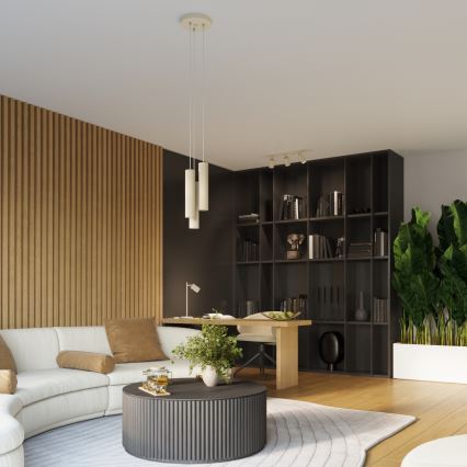 Brilagi - LED bodové svietidlo CRESTO 3xGU10/10W/230V krémové