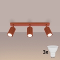 BRILAGI - LED Bodové svietidlo CRESTO 3xGU10/10W/230V oranžová