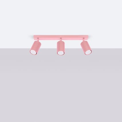 Brilagi - LED bodové svietidlo CRESTO 3xGU10/10W/230V ružové