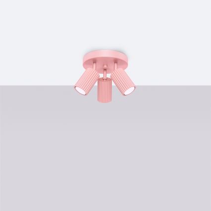 Brilagi - LED bodové svietidlo CRESTO 3xGU10/10W/230V ružové