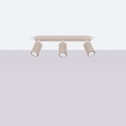 Brilagi - LED bodové svietidlo CRESTO 3xGU10/10W/230V taupe