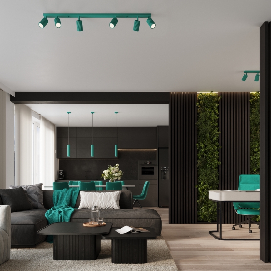 Brilagi - LED bodové svietidlo CRESTO 3xGU10/10W/230V tyrkysová