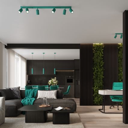 Brilagi - LED bodové svietidlo CRESTO 3xGU10/10W/230V tyrkysové