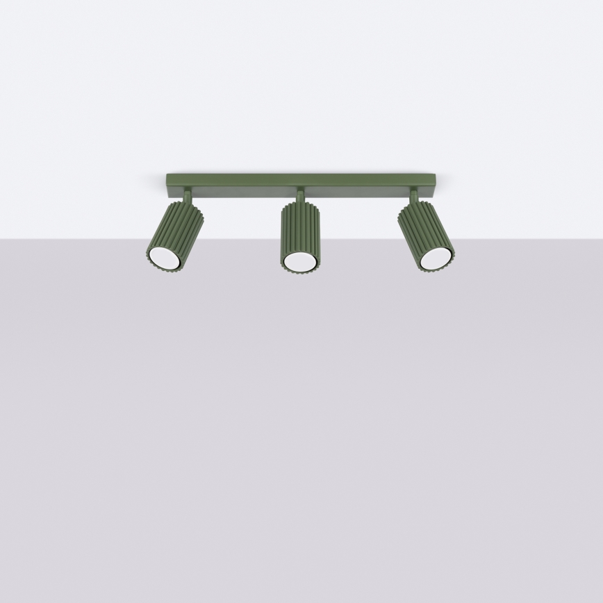 Brilagi - LED bodové svietidlo CRESTO 3xGU10/10W/230V zelené