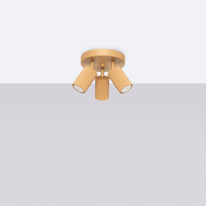 Brilagi - LED bodové svietidlo CRESTO 3xGU10/10W/230V zlaté