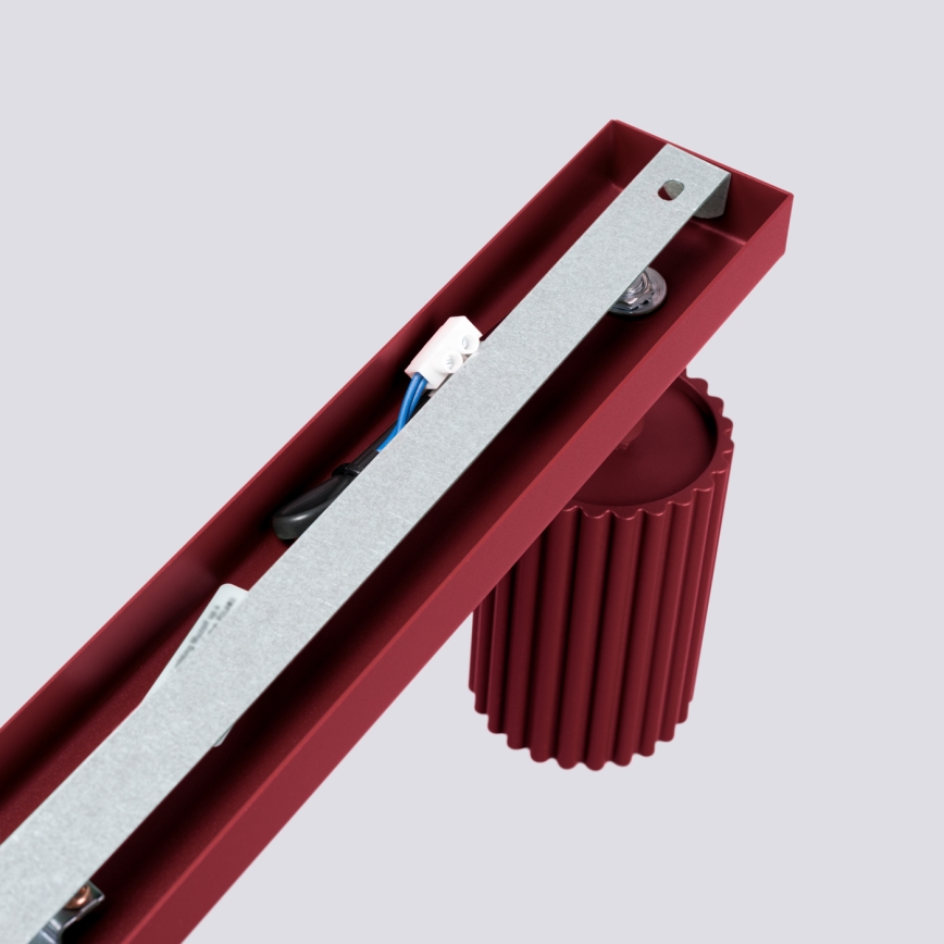 Brilagi - LED bodové svietidlo CRESTO 4xGU10/10W/230V bordová