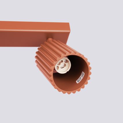 Brilagi - LED bodové svietidlo CRESTO 4xGU10/10W/230V červené