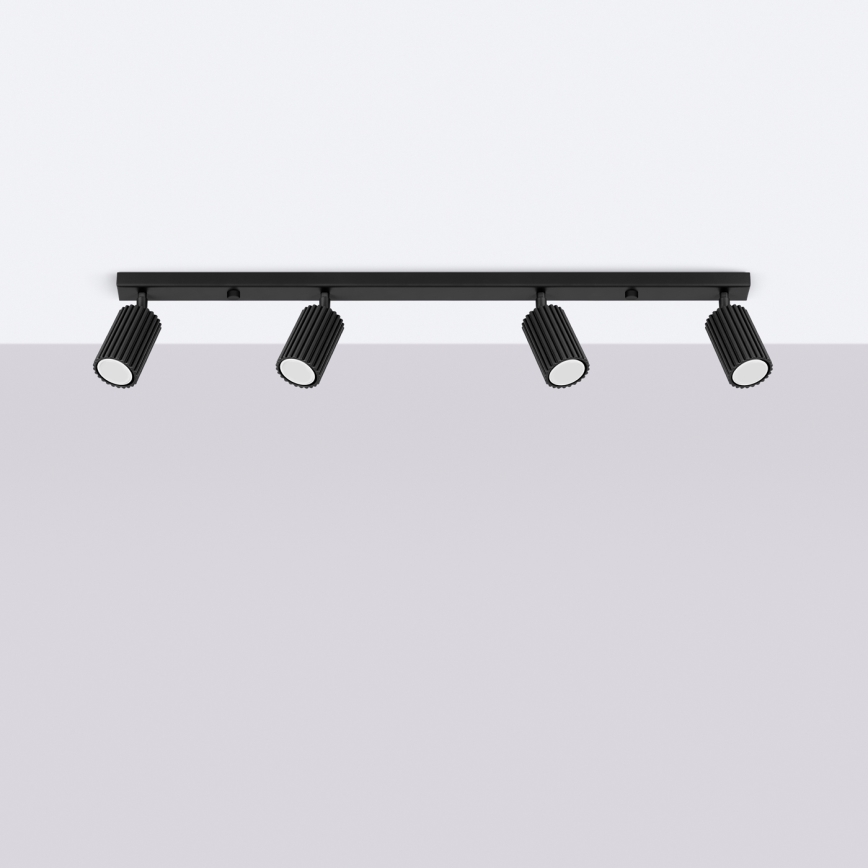 Brilagi - LED bodové svietidlo CRESTO 4xGU10/10W/230V čierna