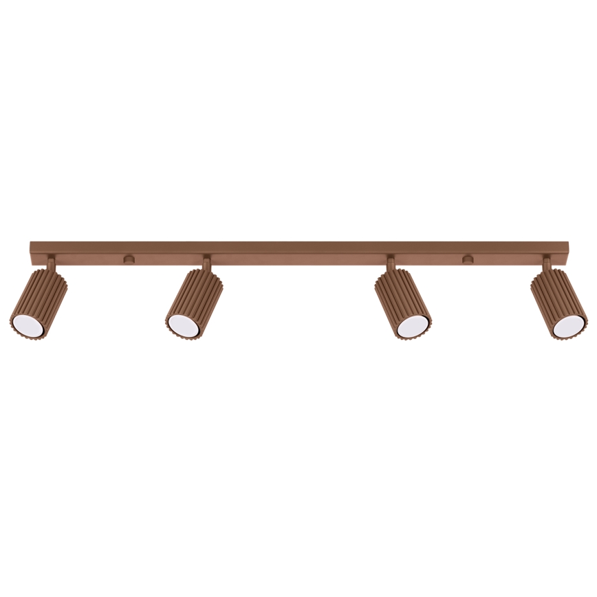 Brilagi - LED bodové svietidlo CRESTO 4xGU10/10W/230V hnedé