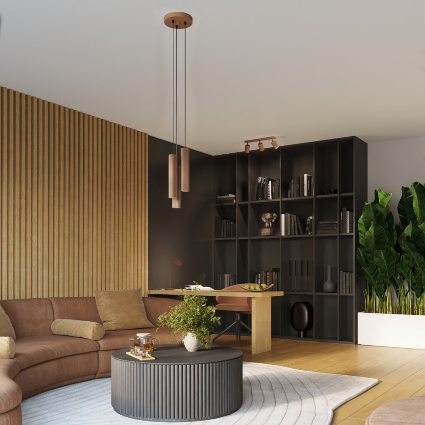 Brilagi - LED bodové svietidlo CRESTO 4xGU10/10W/230V hnedé